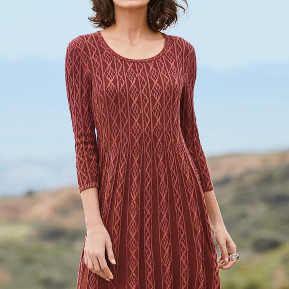 Peruvian Connection BEDELIA PIMA COTTON DRESS